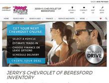 Tablet Screenshot of jerryschevy.net